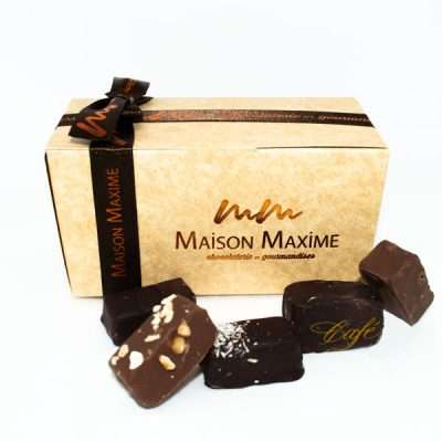 ballotins de chocolats maison maxime bonbon en chocolat noir lait blancfabrication artisanale picardie normandie