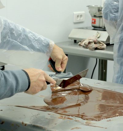 chocolaterie les 2 M Atelier-decouverte-adulte baie de somme maison maxime courbe de temperage